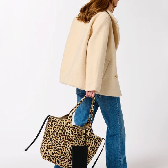Shiraleah Cheetah Leopard Print Tote Bag - Robbie Tote - Picture 4 of 6